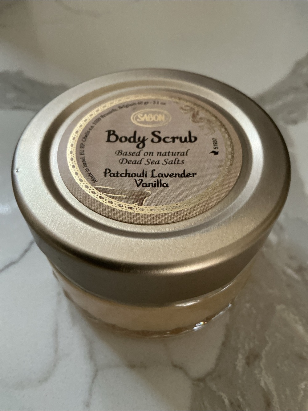 🌸5/$25🌸 Sabon body scrub patchouli lavender vanilla